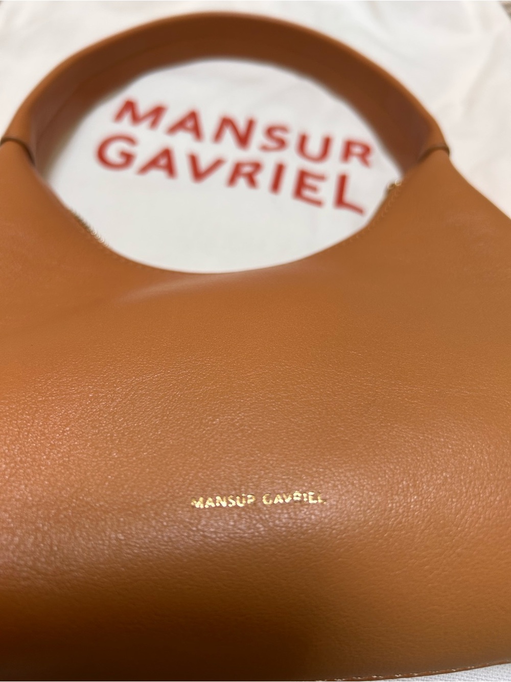 Mansur Gavriel tan mini candy hobo purse - Picture 2 of 5